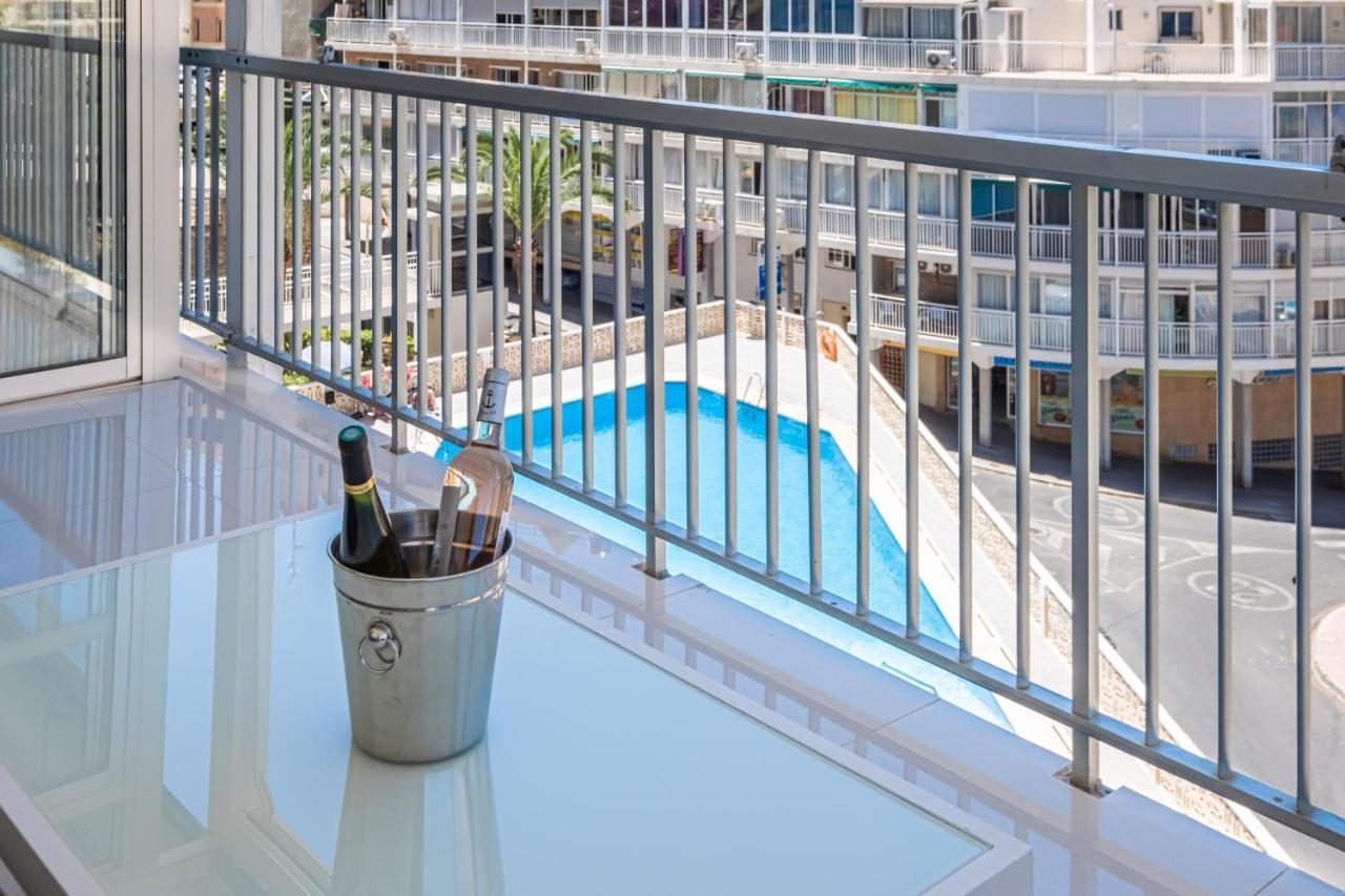 La Perla Benidorm Apartment Seaview & Pool Levante Beach Exterior foto