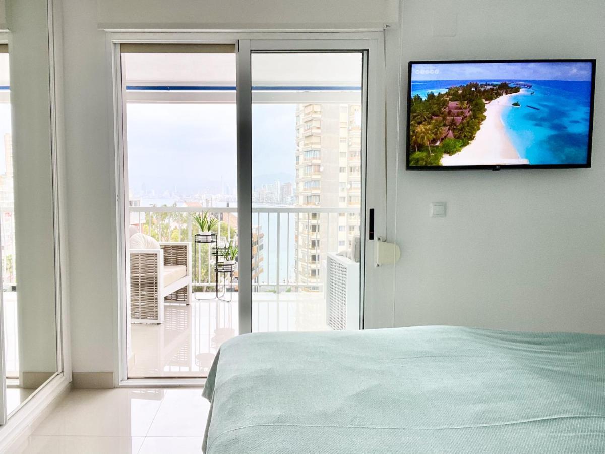 La Perla Benidorm Apartment Seaview & Pool Levante Beach Exterior foto