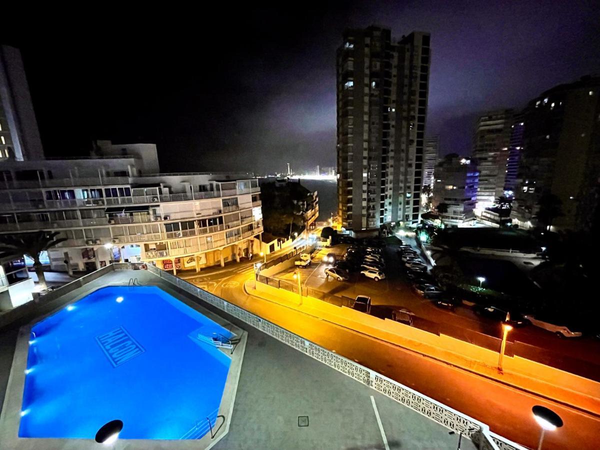 La Perla Benidorm Apartment Seaview & Pool Levante Beach Exterior foto