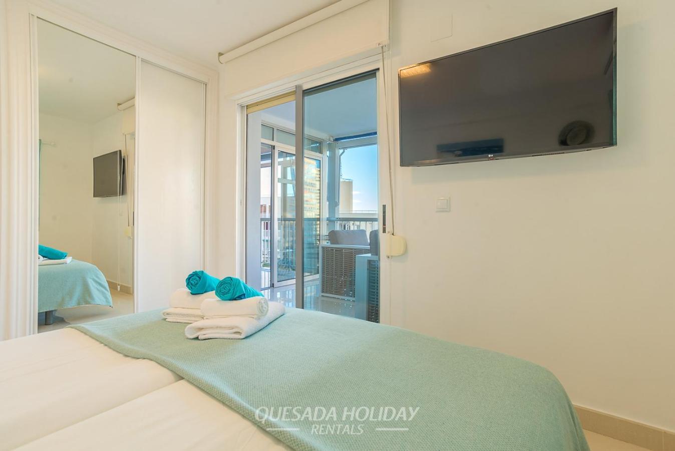 La Perla Benidorm Apartment Seaview & Pool Levante Beach Exterior foto
