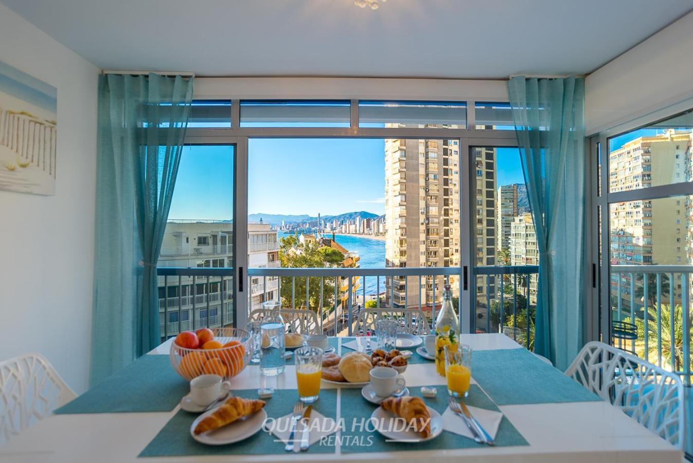 La Perla Benidorm Apartment Seaview & Pool Levante Beach Exterior foto