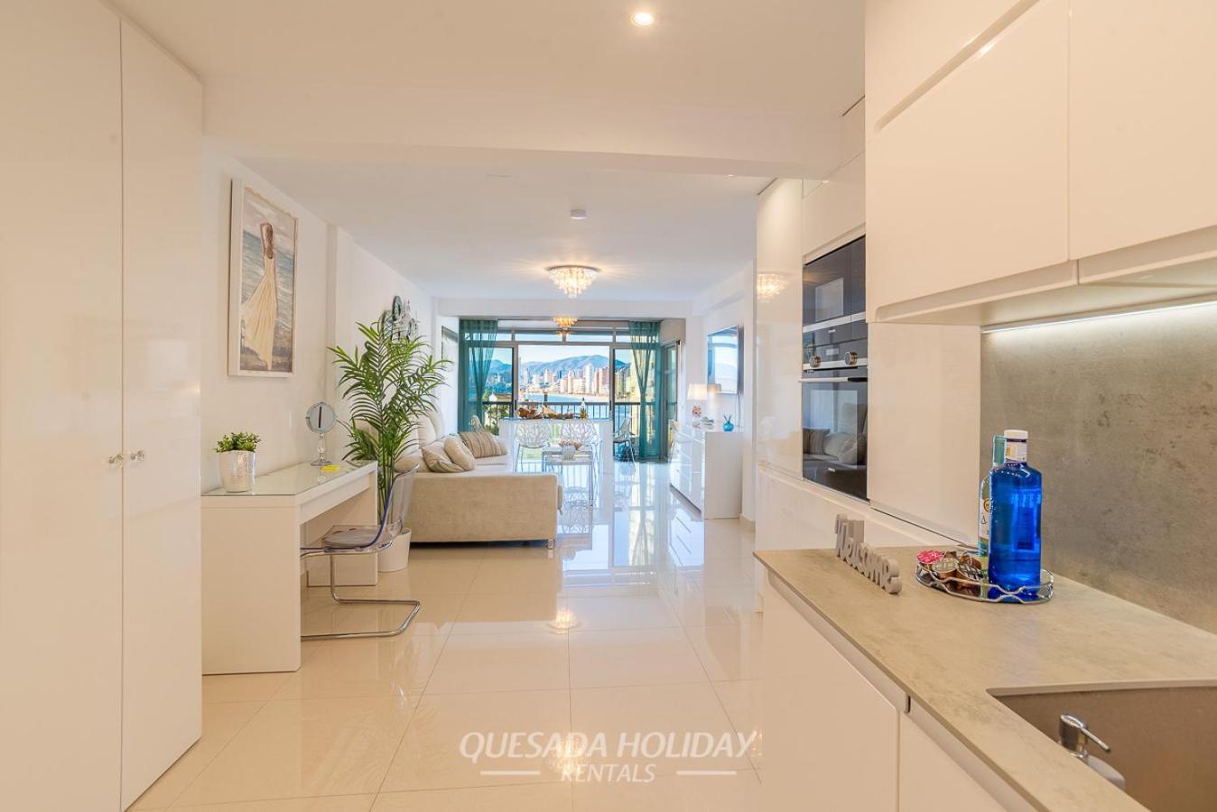 La Perla Benidorm Apartment Seaview & Pool Levante Beach Exterior foto