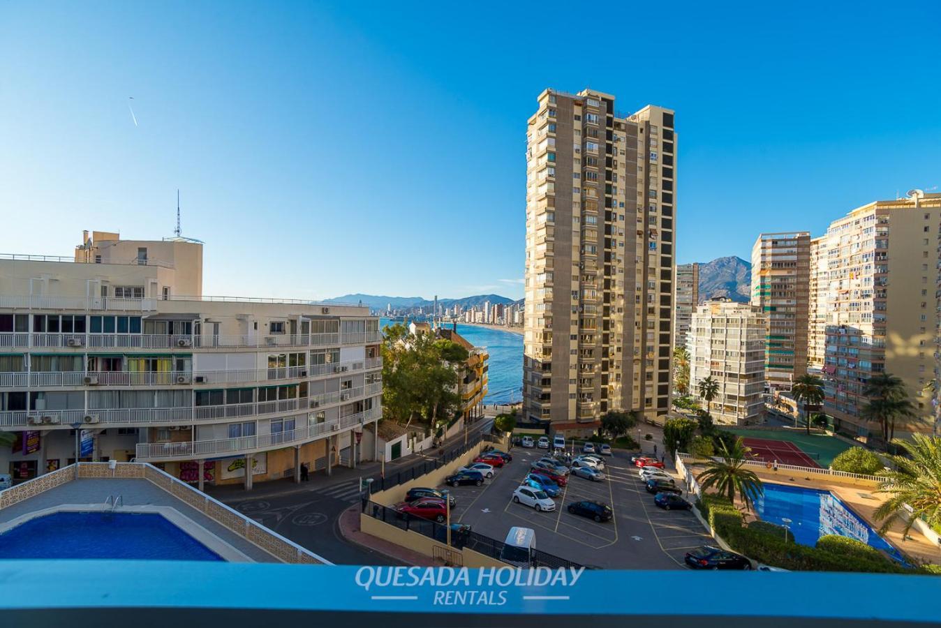 La Perla Benidorm Apartment Seaview & Pool Levante Beach Exterior foto